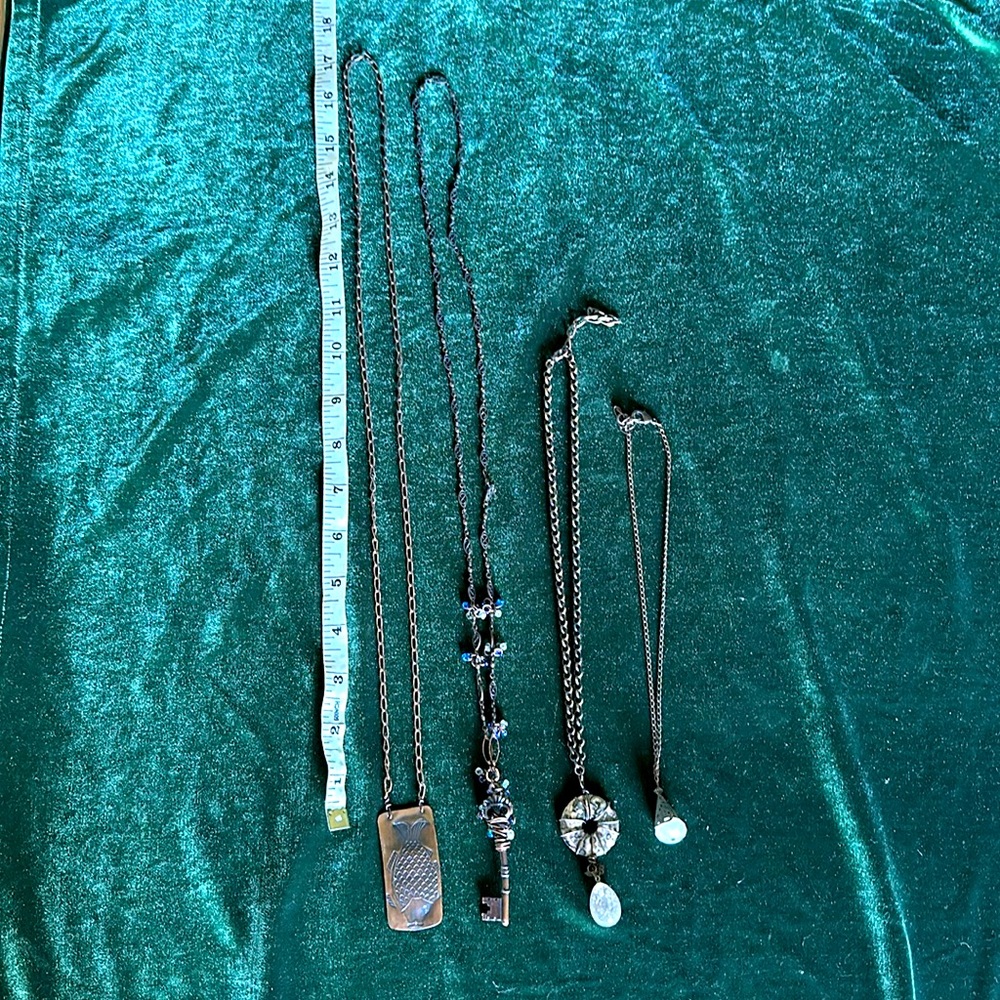 Copper and Crystal Necklaces